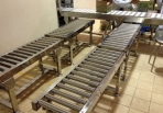 Băng tải con lăn Inox