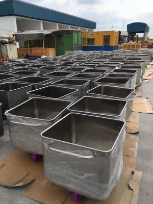 Gia Công Xe Bin Inox